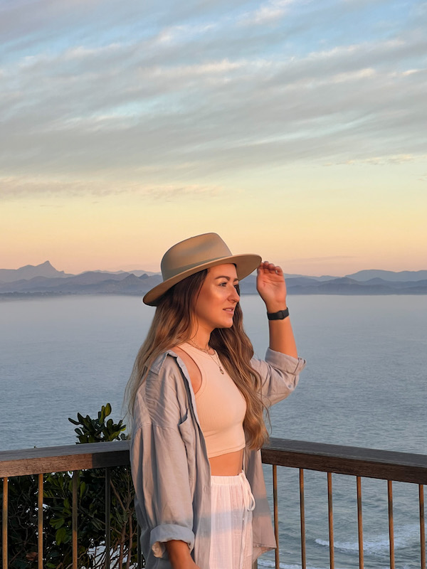 Four night itinerary in Byron Bay. Rise early to catch the sunrise from the Cape Byron Lighthouse - the colours are magical at this most easterly point of mainland Australia. Caity Clarkson x The Surf House